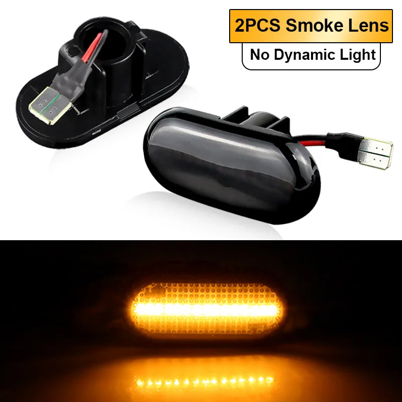 Clignotants Latéraux LED Dynamiques Renault Clio Twingo Kangoo Trafic Dacia Logan Duster Nissan Interstar Primastar Lentille Fumée