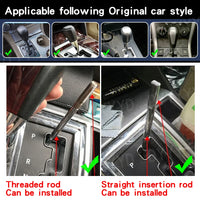 Universal Multi-Brand Crystal LED Gear Shift Knob — finish detail