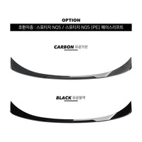 Becquet Kia Sportage NQ5 2023-2026 de Coffre en ABS Noir Brillant ou Aspect Carbone