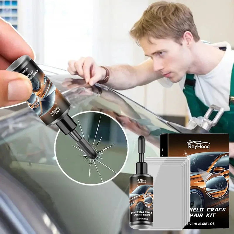Résine de Réparation Fissure Pare-Brise Voiture 20 ml