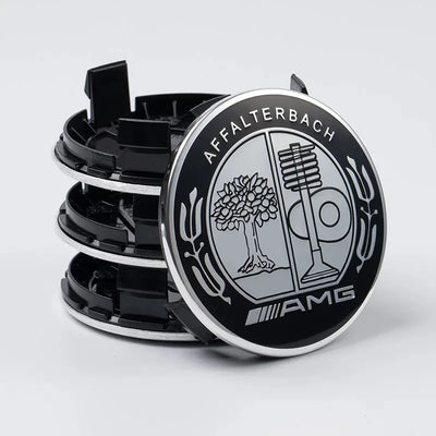 Cache-Moyeux Mercedes AMG 75mm Emblème Relief