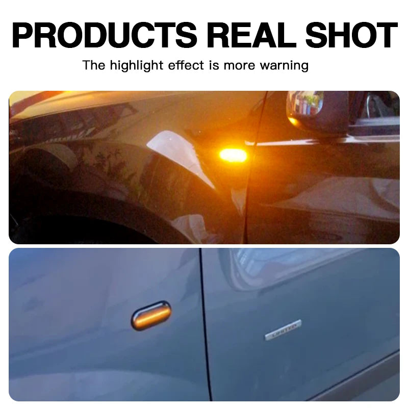 Clignotants Latéraux LED Dynamiques Renault Clio Twingo Kangoo Trafic Dacia Logan Duster Nissan Interstar Primastar Lentille Fumée