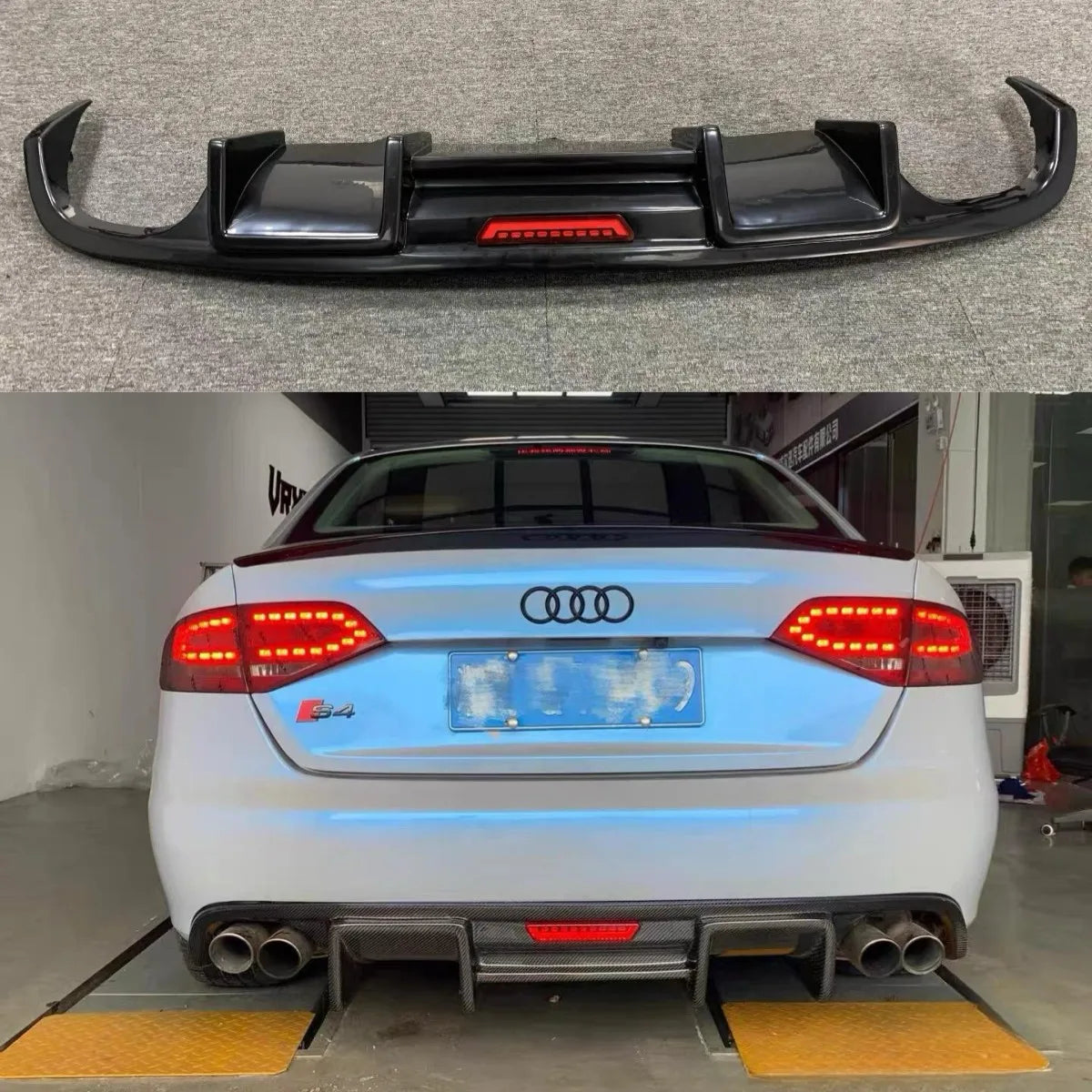 Diffuseur de Pare-Chocs Arrière Audi A4 B8 2009-2016