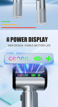Aspirateur de Voiture CENRR Sans Fil 7500 mAh Écran LED Souffle et Gonfle Rechargeable