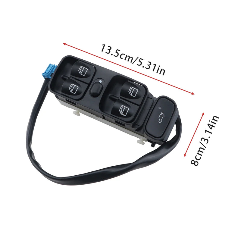 Bouton Lève-Vitre Mercedes CLK W208 W209 — vue arrière