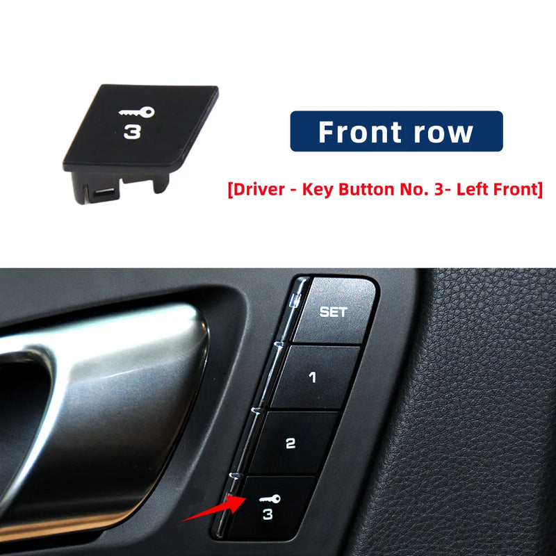 Bouton de Mémoire de Siège Porsche Cayenne 2011-2017 — détail du support