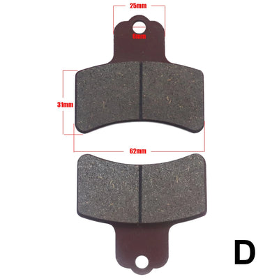 Plaquettes de Frein Moto Quad ATV Scooter 50-250cc