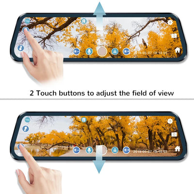 Dashcam E-ACE A37 2.5K Écran Tactile GPS WiFi