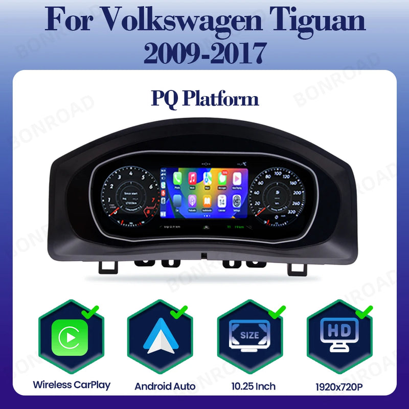 Tableau de Bord Numérique Volkswagen Golf Passat Scirocco Tiguan
