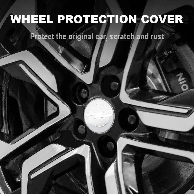 Cache-Moyeux Opel Astra Corsa Mokka Insignia 56mm 60mm — gros plan