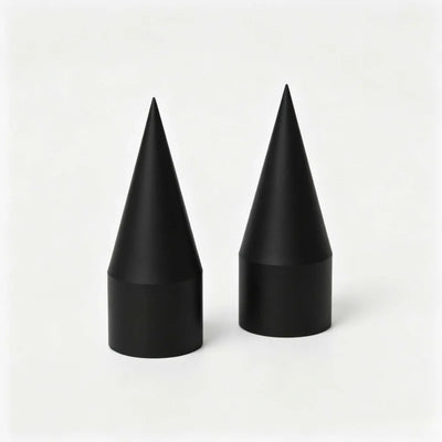 Cache-Écrous de Roue Coniques Noirs 22 mm