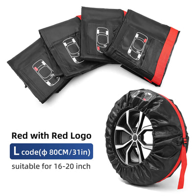Housse de Protection Roue de Secours Voiture 13-20 Pouces