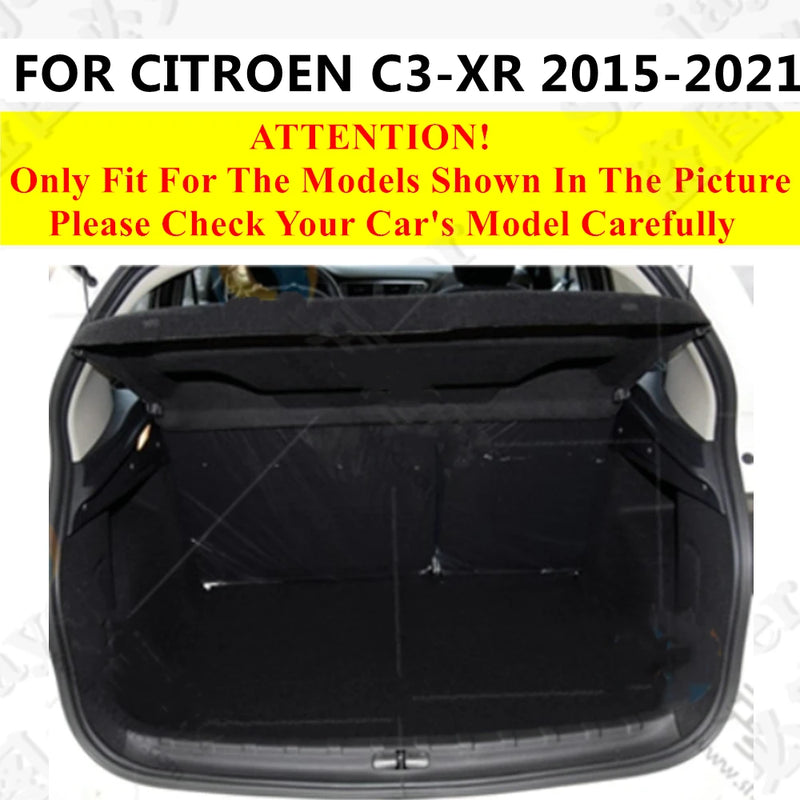 Tapis de Coffre Citroën C4 C-Quatre Picasso Aircross C5 Aircross C5 X C6 C3-XR C-Elysée Sur Mesure Doublure Arrière