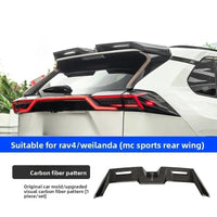 Becquet de Toit Toyota RAV4 2020-2025 Style MC Sport en ABS Noir Brillant, Blanc Nacré ou Aspect Carbone