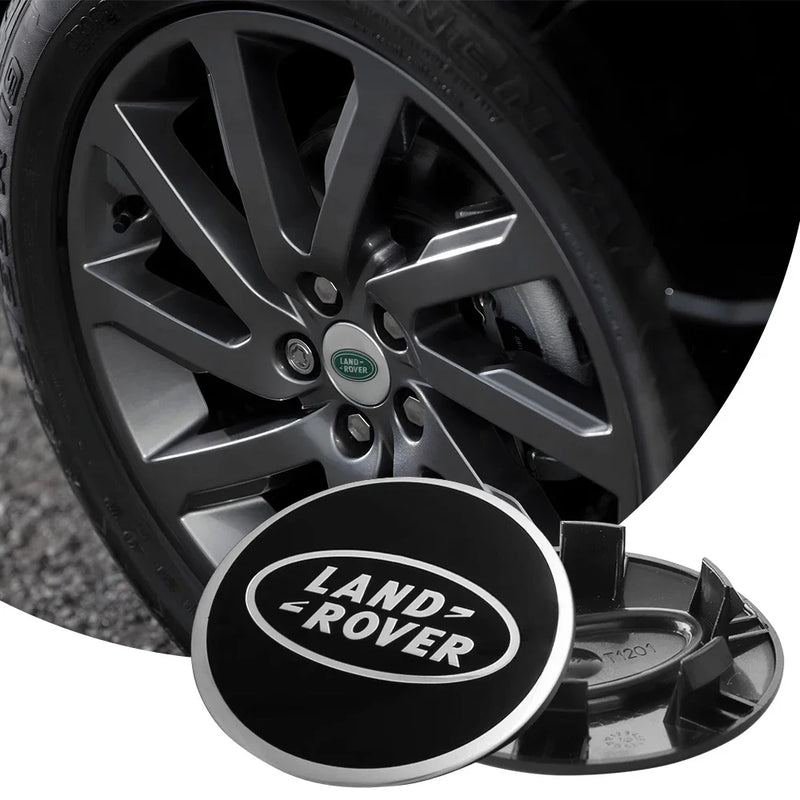 Cache-Moyeux Land Rover Range Rover Sport Discovery 62mm — vue arrière