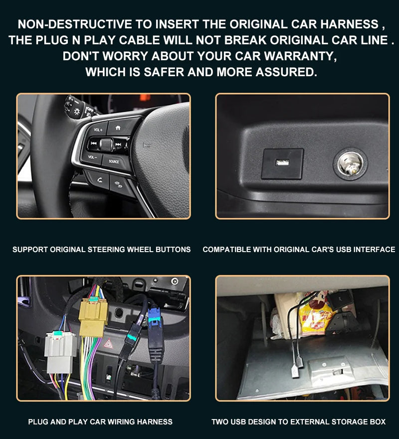 Autoradio Android Chevrolet Camaro 2010-2015 Écran 8 pouces CarPlay Sans Fil GPS 4G