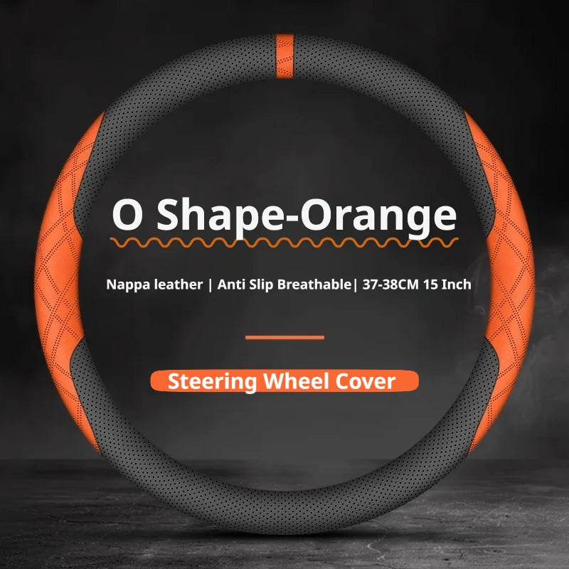 Couvre Volant Toyota Camry, RAV4, Highlander, Avalon, Sienna, Venza en Cuir Nappa Perforé, 8 Coloris