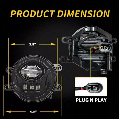 Feux Antibrouillard LED Jeep Renegade 2015-2018 Lentille
