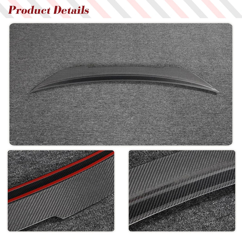 Aileron de Coffre Kia Stinger 2018-2023 Fibre de Carbone Highkick