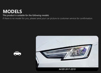 Phares LED Audi A4 B9 2017-2020 A4L Paire Avant Feux de Jour Clignotants