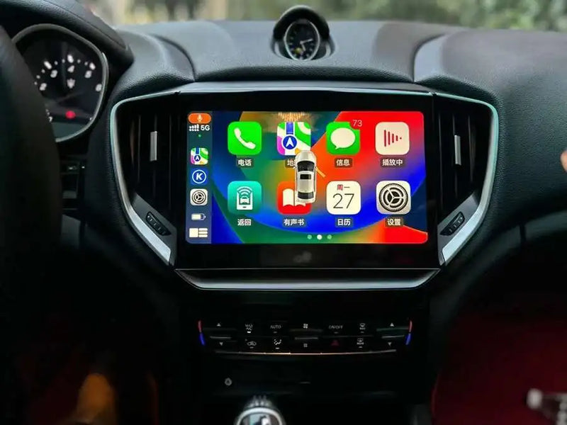 Autoradio Android 14 Maserati Ghibli 2014-2020 Écran 10,1 pouces CarPlay GPS Navigation