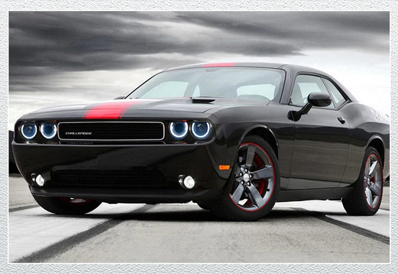 Phares LED Dodge Challenger 2008-2014 Kit Complet Feux de Jour Dynamiques Clignotants