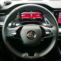 Palettes au Volant Skoda Octavia MK4 Enyaq Karoq Kodiaq Aluminium Grand Format