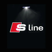 Projecteur Logo de Porte LED Audi 6 Motifs Anneaux RS S line quattro