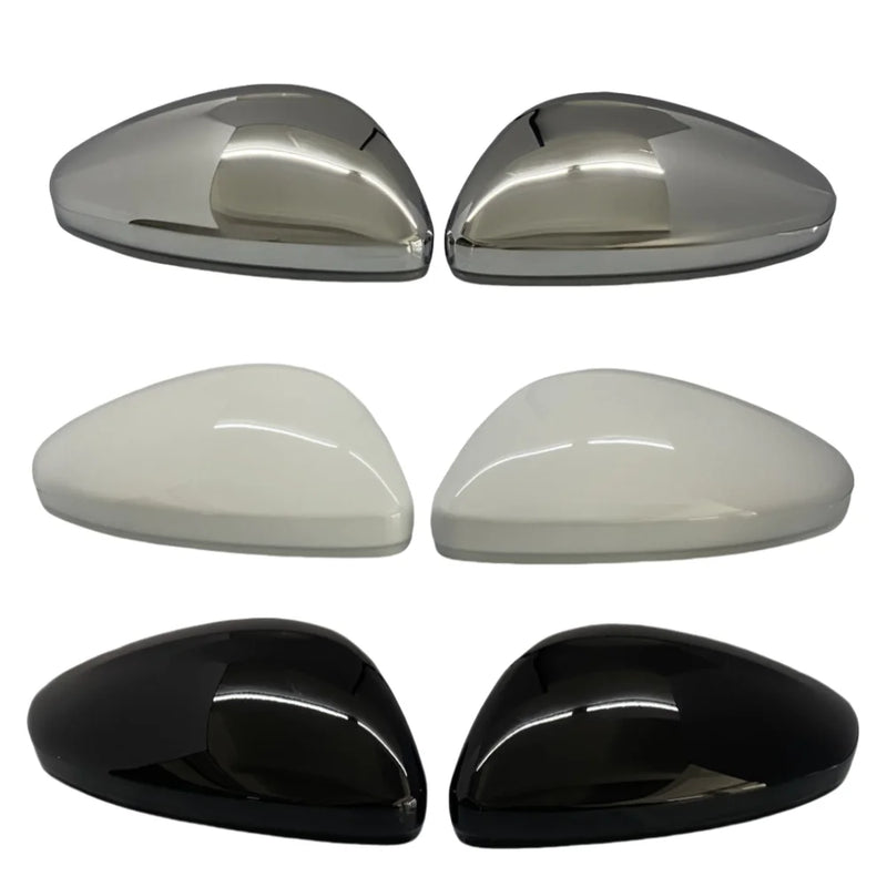 Coque de Rétroviseur Opel Corsa F, Peugeot 208, 2008, 508 et DS3 2019-2025, Aspect Carbone, Blanc ou Noir Brillant