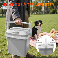 Glacière Électrique Voiture 24 L 12 V 220 V Froid et Chaud