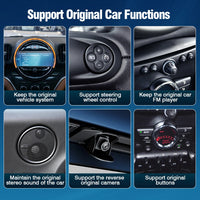 Boîtier CarPlay Sans Fil Android Auto Mini Cooper R55 R56 R57 R58 R60 R61 F54 F55 F56 Clubman Countryman