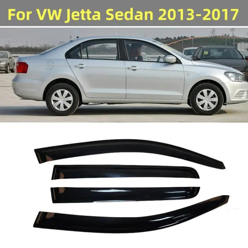 Déflecteurs de Vitres VW Jetta Berline 2013-2017 Anti-Pluie 4 Pièces
