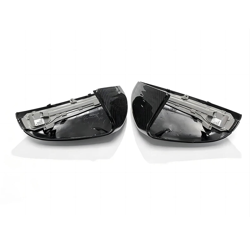 Coque de Rétroviseur Mercedes GLC X253, EQA, EQB X243, EQC N293 en Carbone Véritable de Remplacement, Sec, Forgé ou Liseré Rouge