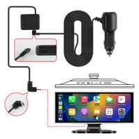 Dashcam 4K Écran CarPlay Sans Fil 11,26 ou 10,26 Pouces Double Caméra