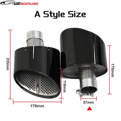 Embout d'Échappement Ovale Audi A4 A5 A6 A7