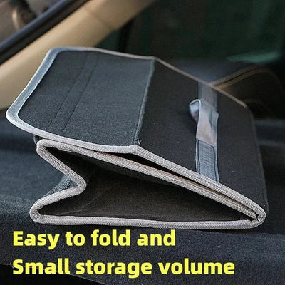 Sac de Rangement pour Voiture en Feutre Gris