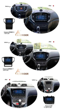 Autoradio Android 13 Maserati Quattroporte 2013-2020 Écran 12,3 Pouces CarPlay GPS 4G