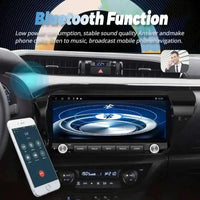 Autoradio Android Écran QLED 12,3 Pouces Toyota Hilux 2015-2023 CarPlay Sans Fil GPS 4G