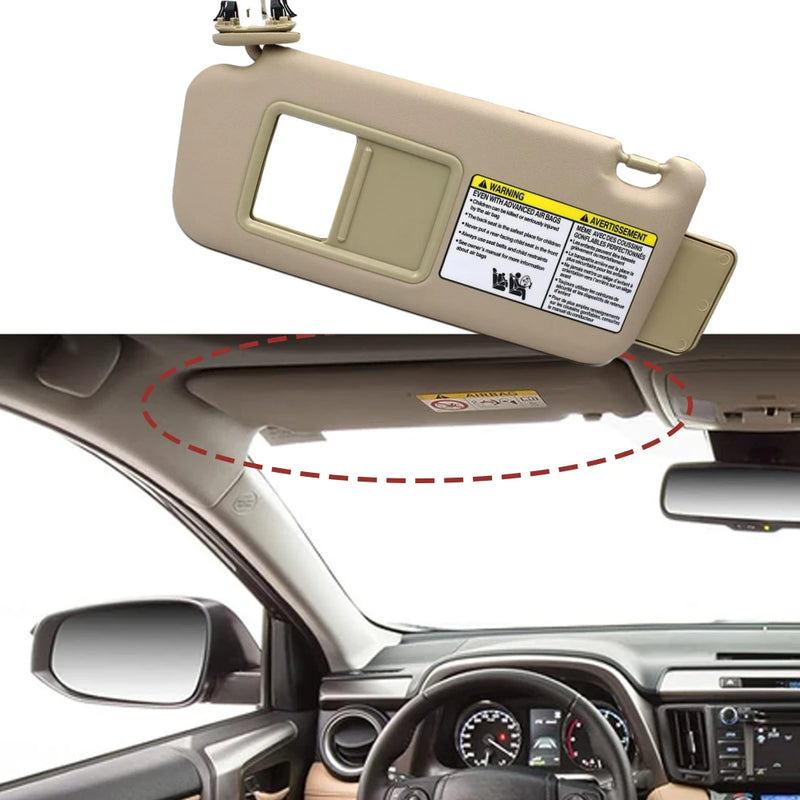 Pare-Soleil Toyota RAV4 2006-2013 avec Miroir Lumineux