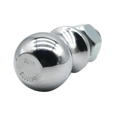 Boule d'Attelage Chromée 50 mm Acier Forgé