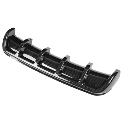Lame Pare-Chocs Arrière Diffuseur Aileron Requin Carbone