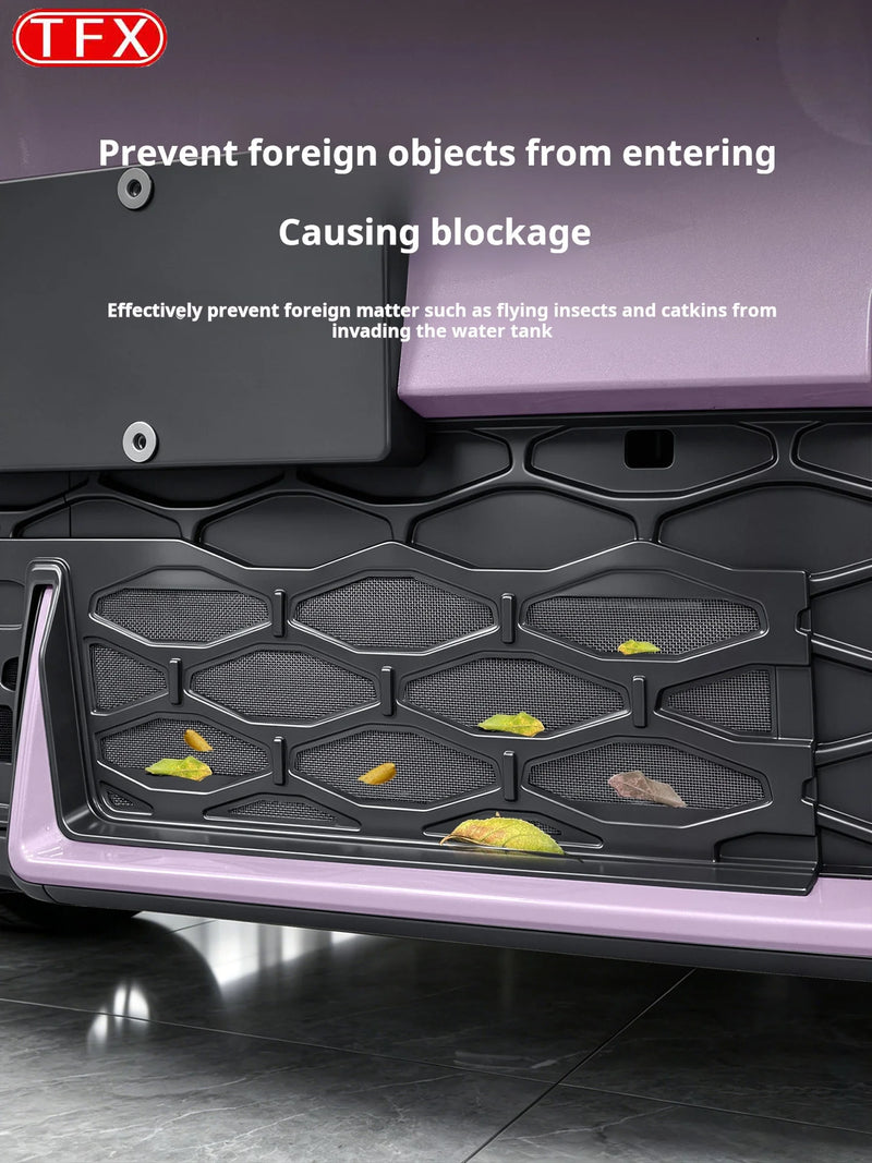 Filet Anti-Insectes Calandre MG4 EV Urban 2026-2027 Noir Mat avec Boucle Intégrée