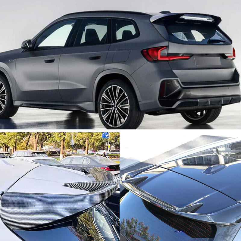 Becquet Arrière Style MP BMW X1 U11 M Sport 2023-2024 Aspect Carbone