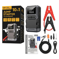Démarreur de Batterie 5000A 99800 mAh Compresseur 150 PSI