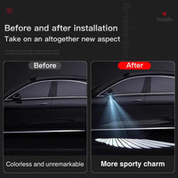 Projecteur Porte Ford Mustang 2015-2023, Lumière de Bienvenue LED, Lot de 2, 11 Motifs