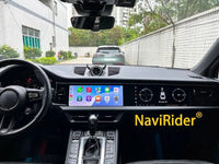 Autoradio Double Écran 12,3 + 12,3 Pouces Porsche Macan 2018-2024 Android CarPlay GPS 4G