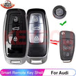 Coque de Clé Audi KEYECU Modifiée pour Télécommande Intelligente 3 Touches A1 A3 A4 A6 A8 Q2 Q3 Q5 Q7 TT RS3 RS5