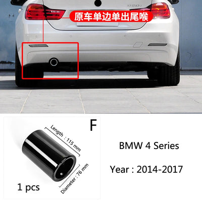Embout d'Échappement BMW F20 F30 F32 X1 Acier Inoxydable