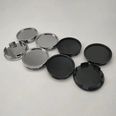 Cache-Moyeux Universels Vierges 58mm ABS Kit 4