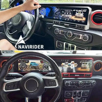 Autoradio Double Écran 24,6 Pouces Jeep Wrangler JL 2018-2022 Android CarPlay Sans Fil GPS 4G